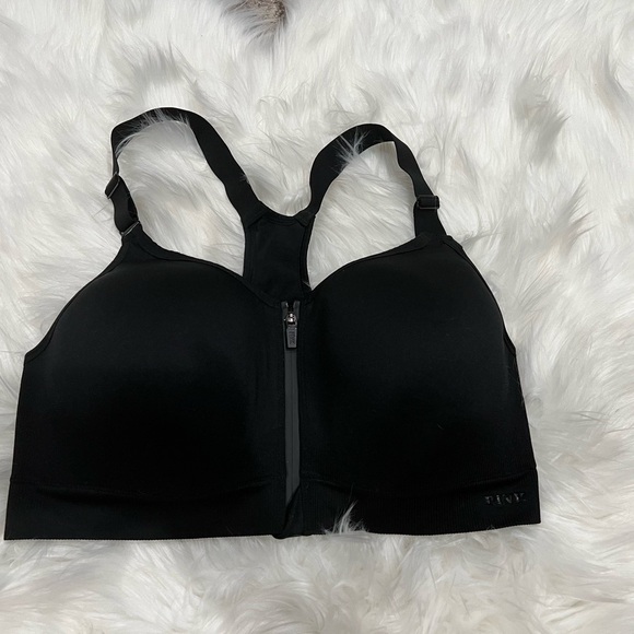 Victorias Secret PINk Front Closure Zipper Sports Bra XL NWOT - Picture 3 of 3